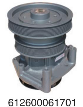 612600061701 Weichai diesel engine FAW SHACMAN Delong for Engine Truck water Pump